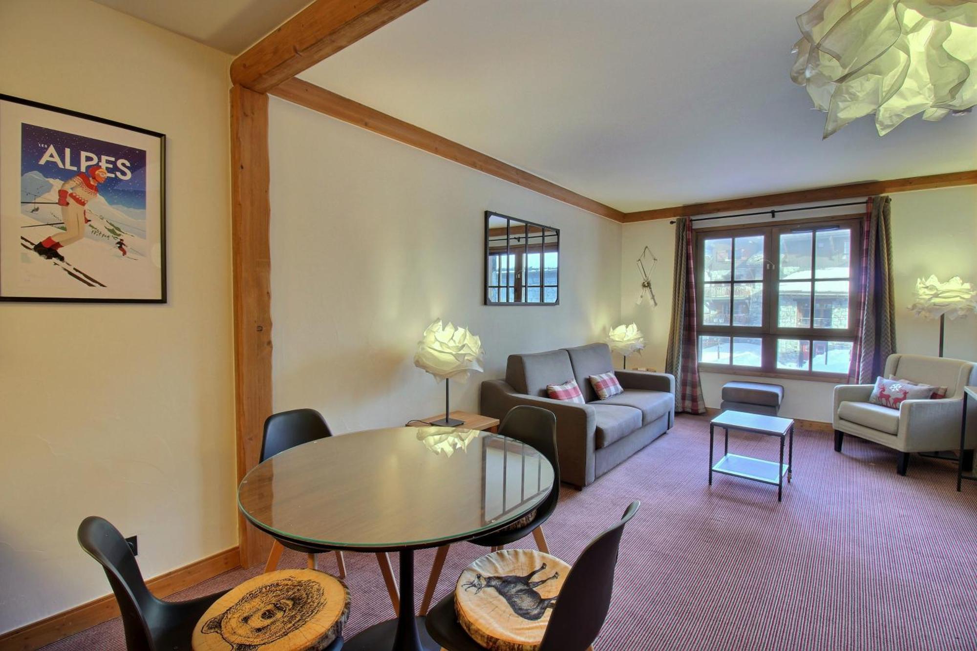 Arc 1950 - Appartement Moderne - Sauna Hammam Jacuzzi - 4 Personnes Les Arcs  Exteriér fotografie
